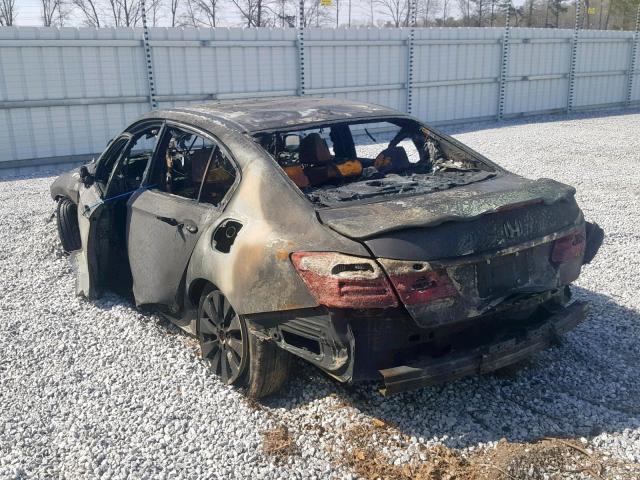 1HGCR2F87DA040511 - 2013 HONDA ACCORD EXL BURN photo 3