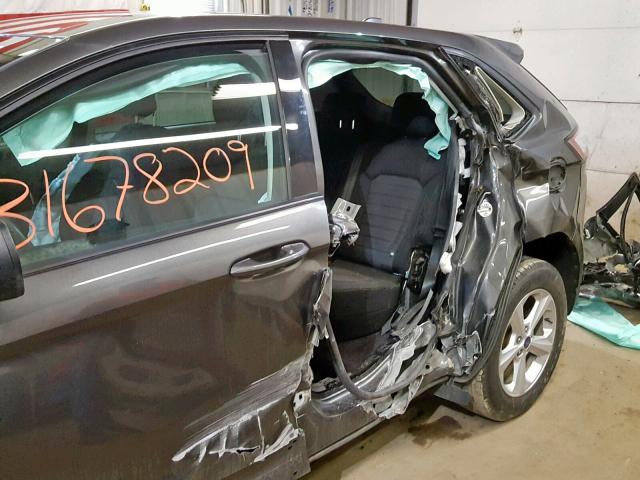 2FMTK4G90FBB58036 - 2015 FORD EDGE SE SILVER photo 9