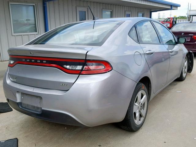 1C3CDFBB3FD173973 - 2015 DODGE DART SXT GRAY photo 4