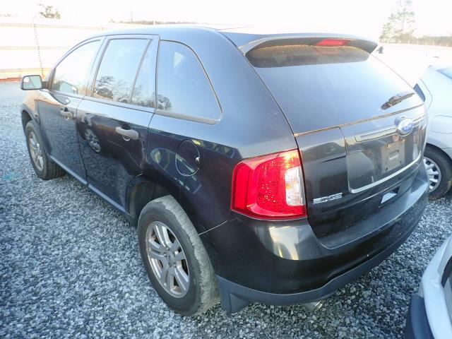 2FMDK3GC4CBA78034 - 2012 FORD EDGE SE BLACK photo 3