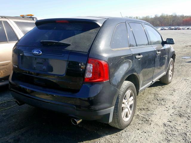 2FMDK3GC4CBA78034 - 2012 FORD EDGE SE BLACK photo 4