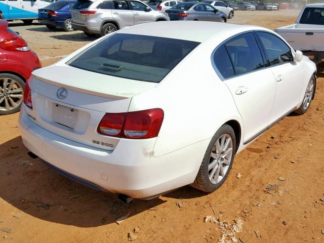 JTHBH96S865005150 - 2006 LEXUS GS GENERAT WHITE photo 4