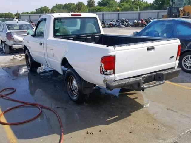 1FTYR10VXYPB23236 - 2000 FORD RANGER WHITE photo 3