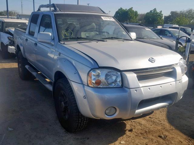 1N6ED27T21C378243 - 2001 NISSAN FRONTIER C GRAY photo 1