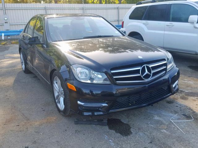 WDDGF4HB2ER317278 - 2014 MERCEDES-BENZ C 250 BLACK photo 1