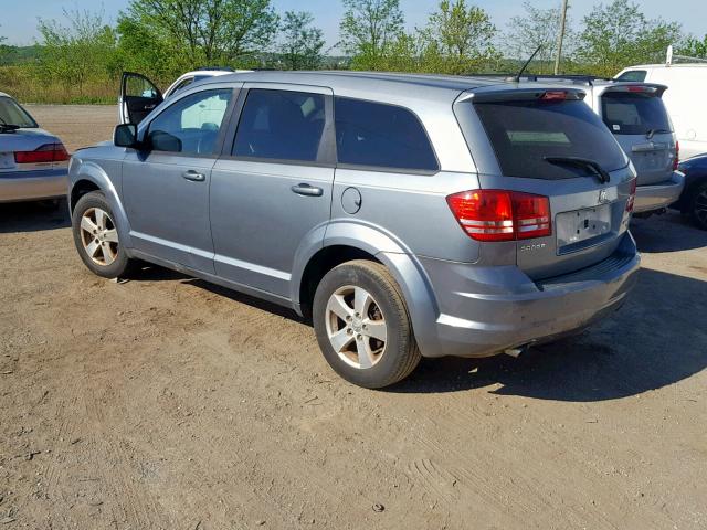 3D4GG57V49T582311 - 2009 DODGE JOURNEY SX GRAY photo 3