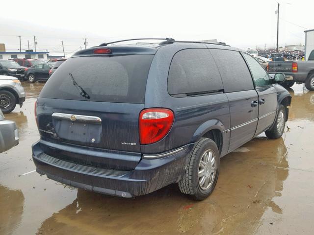 2A4GP64L17R359112 - 2007 CHRYSLER TOWN & COU BLUE photo 4