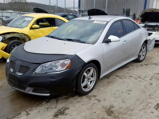 1G2ZK57N294235445 - 2009 PONTIAC G6 GT SILVER photo 2