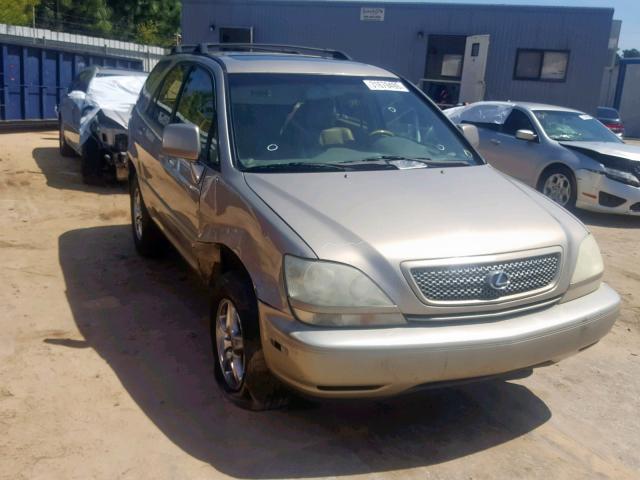 JTJGF10U220145725 - 2002 LEXUS RX 300 GOLD photo 1