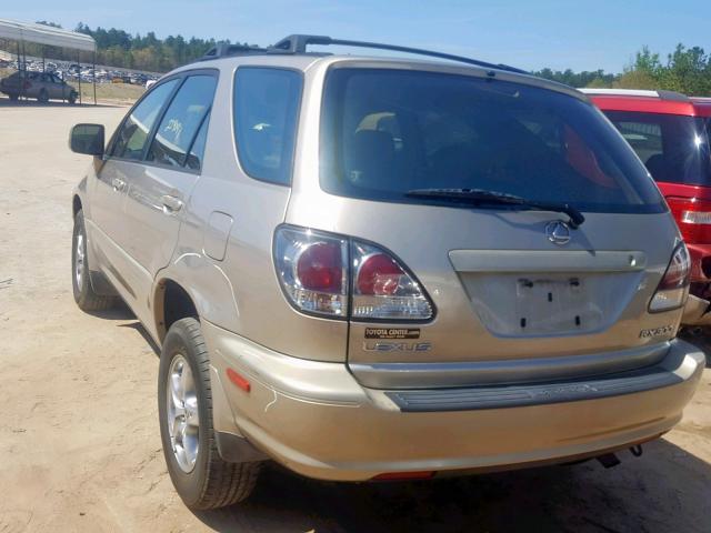 JTJGF10U220145725 - 2002 LEXUS RX 300 GOLD photo 3