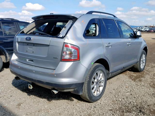 2FMDK3JC0ABB70201 - 2010 FORD EDGE SEL SILVER photo 4