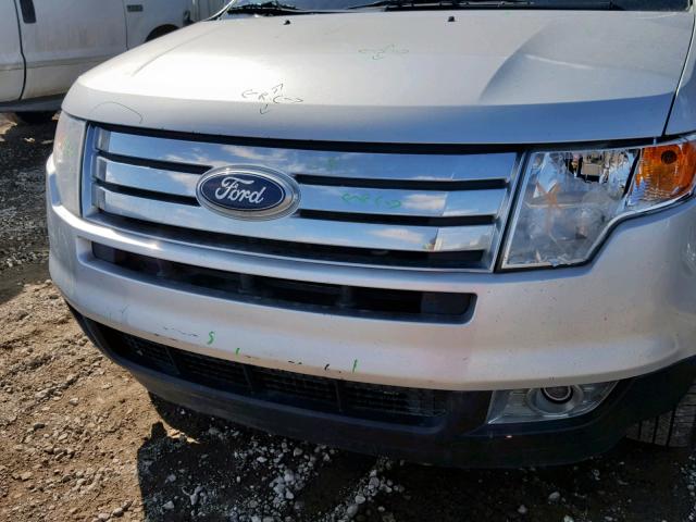 2FMDK3JC0ABB70201 - 2010 FORD EDGE SEL SILVER photo 9