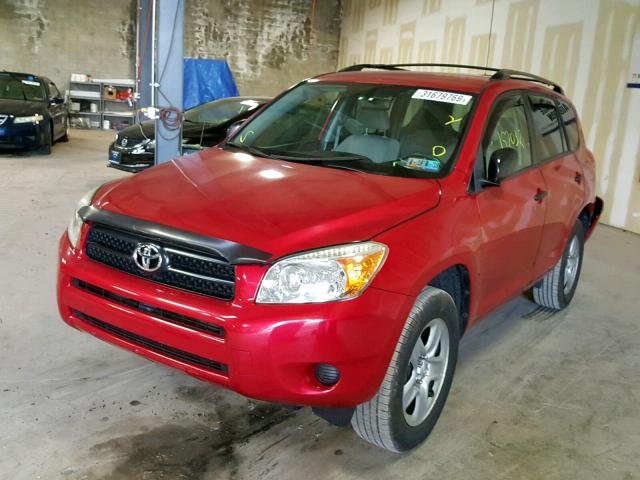 JTMZD33V485105417 - 2008 TOYOTA RAV4 RED photo 2