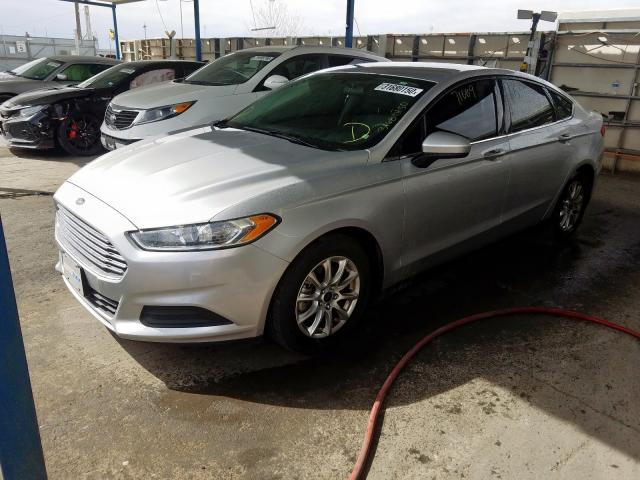 3FA6P0G70FR225204 - 2015 FORD FUSION S  photo 2