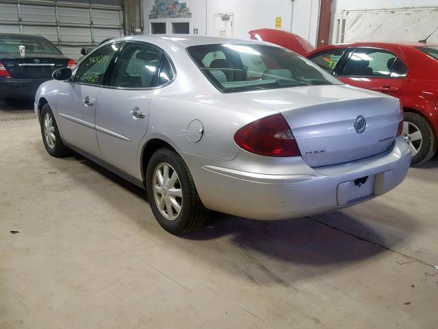 2G4WC532951197835 - 2005 BUICK LACROSSE C SILVER photo 3