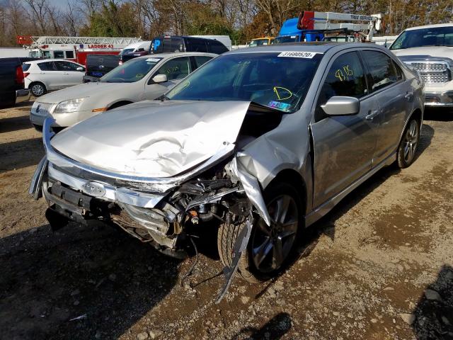 3FAHP0DC2AR146734 - 2010 FORD FUSION SPORT  photo 2