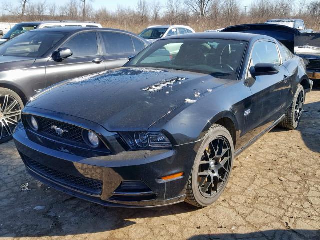 1ZVBP8CFXD5263976 - 2013 FORD MUSTANG GT BLACK photo 2