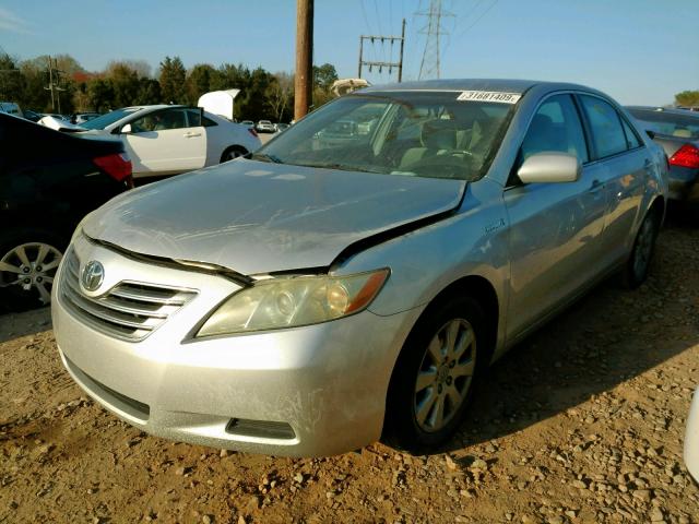 4T1BB46K49U073411 - 2009 TOYOTA CAMRY HYBR SILVER photo 2