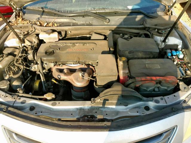 4T1BB46K49U073411 - 2009 TOYOTA CAMRY HYBR SILVER photo 7