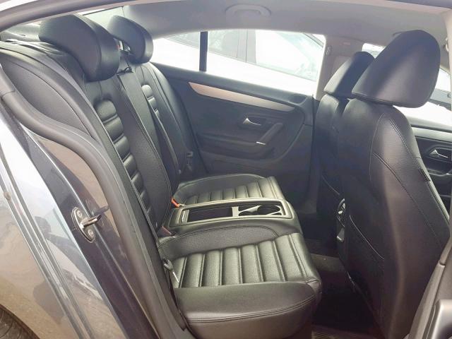 WVWHN7AN8BE727643 - 2011 VOLKSWAGEN CC LUXURY GRAY photo 6