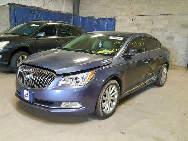 1G4GB5G36FF310578 - 2015 BUICK LACROSSE BLUE photo 2