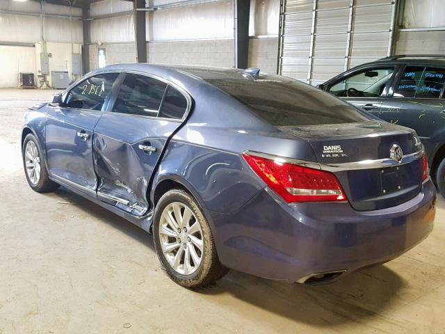 1G4GB5G36FF310578 - 2015 BUICK LACROSSE BLUE photo 3