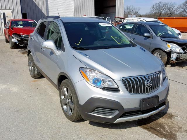 KL4CJASB5EB586621 - 2014 BUICK ENCORE GRAY photo 1