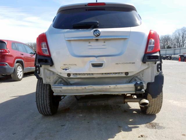 KL4CJASB5EB586621 - 2014 BUICK ENCORE GRAY photo 9