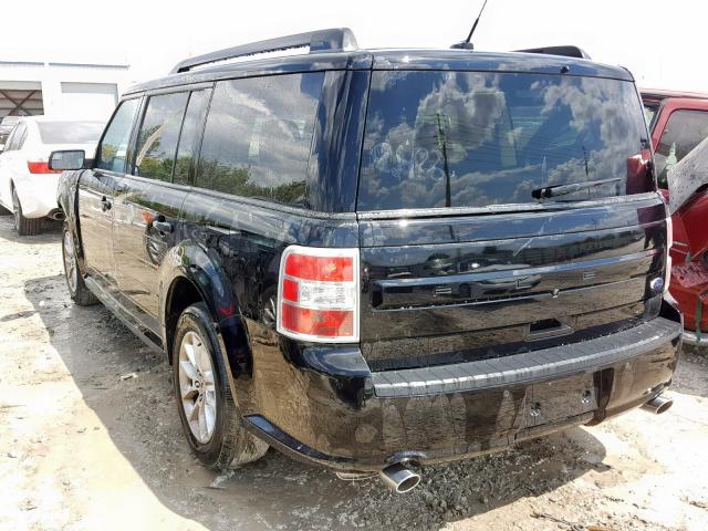 2FMGK5B83HBA12626 - 2017 FORD FLEX SE BLACK photo 3