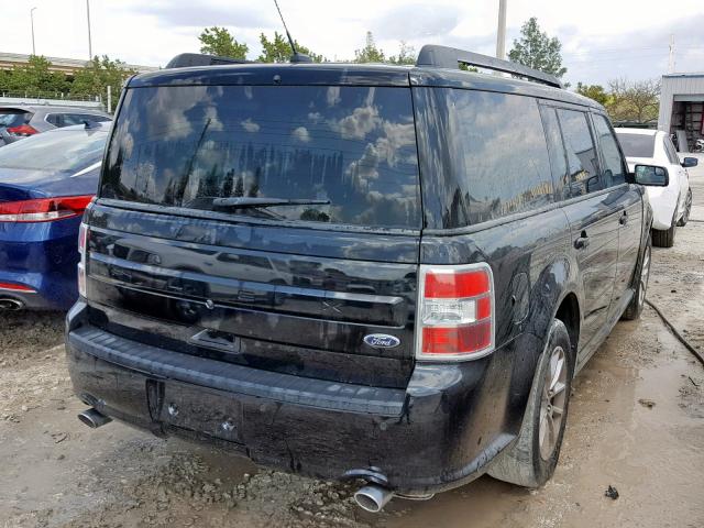 2FMGK5B83HBA12626 - 2017 FORD FLEX SE BLACK photo 4