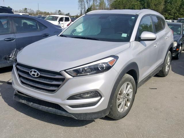 KM8J33A48GU221004 - 2016 HYUNDAI TUCSON LIM SILVER photo 2