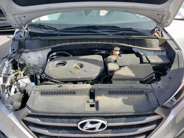 KM8J33A48GU221004 - 2016 HYUNDAI TUCSON LIM SILVER photo 7