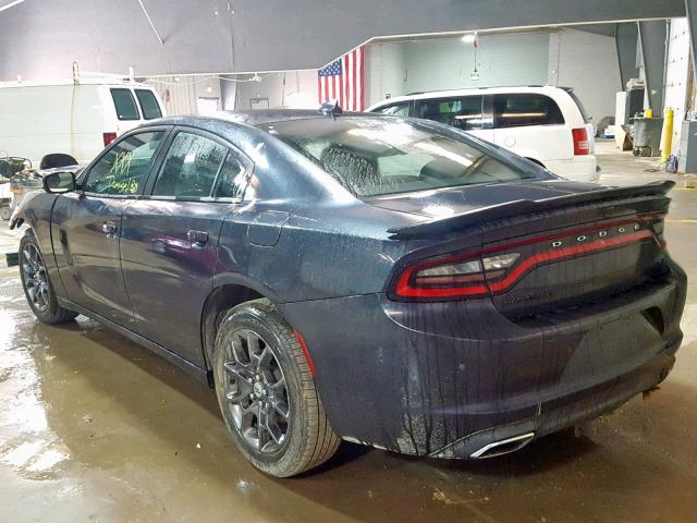 2C3CDXJG8JH151241 - 2018 DODGE CHARGER GT CHARCOAL photo 3