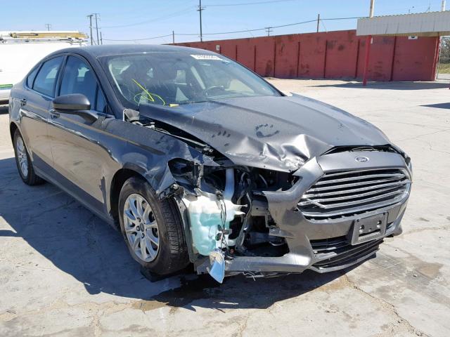 3FA6P0G70GR235295 - 2016 FORD FUSION S CHARCOAL photo 1