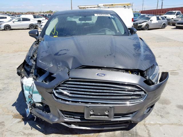 3FA6P0G70GR235295 - 2016 FORD FUSION S CHARCOAL photo 9