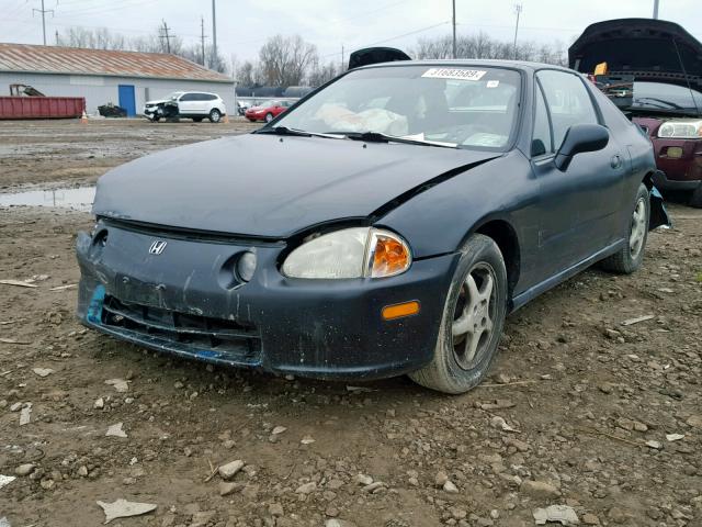 JHMEH6269SS000667 - 1995 HONDA CIVIC DEL BLACK photo 2