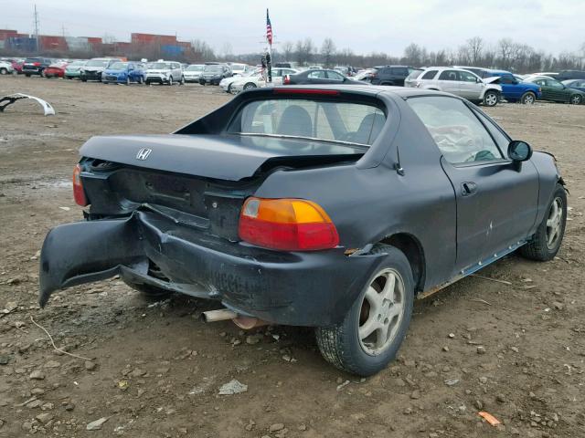 JHMEH6269SS000667 - 1995 HONDA CIVIC DEL BLACK photo 4