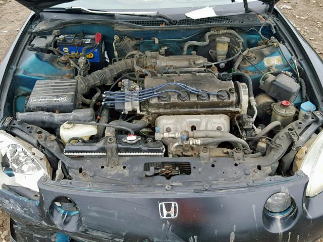 JHMEH6269SS000667 - 1995 HONDA CIVIC DEL BLACK photo 7