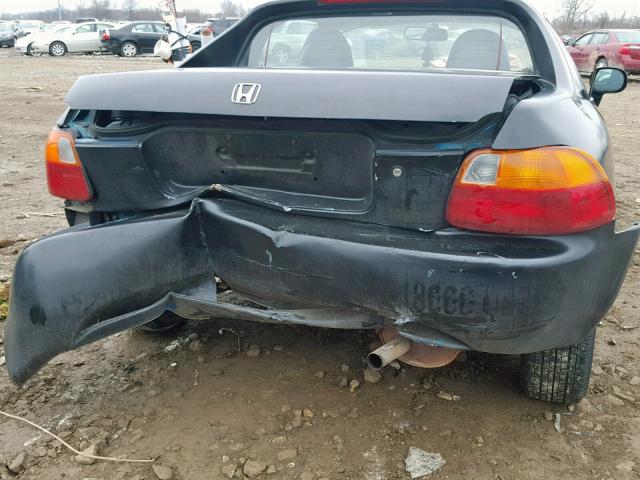 JHMEH6269SS000667 - 1995 HONDA CIVIC DEL BLACK photo 9