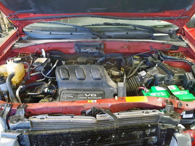 1FMYU04192KA71033 - 2002 FORD ESCAPE XLT RED photo 7