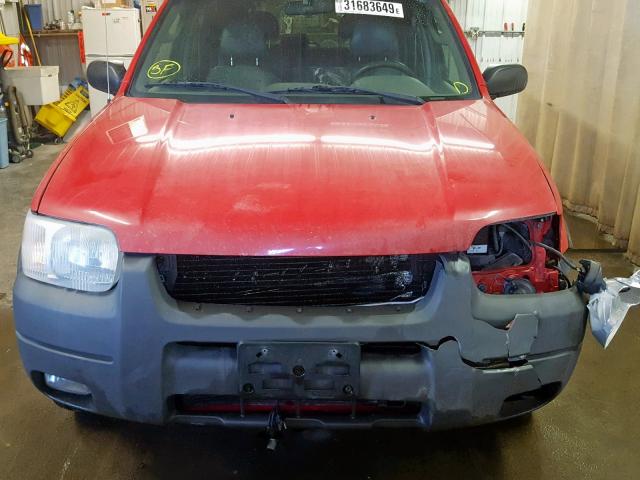 1FMYU04192KA71033 - 2002 FORD ESCAPE XLT RED photo 9