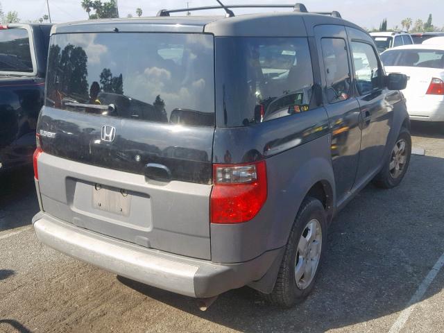 5J6YH28594L031821 - 2004 HONDA ELEMENT EX BLACK photo 4