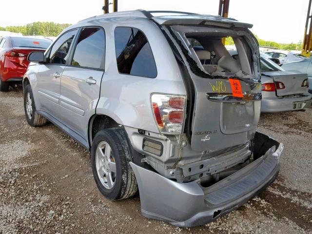 2CNDL63F166040725 - 2006 CHEVROLET EQUINOX LT SILVER photo 3