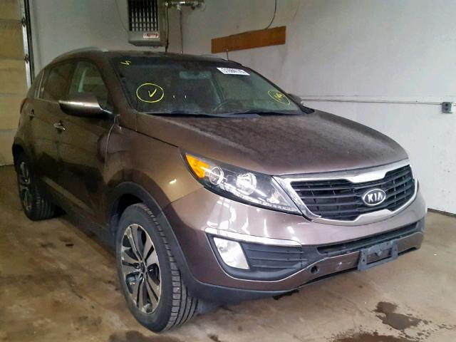 KNDPC3A24C7219286 - 2012 KIA SPORTAGE E BROWN photo 1