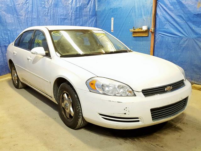 2G1WT55K879211870 - 2007 CHEVROLET IMPALA LT WHITE photo 1