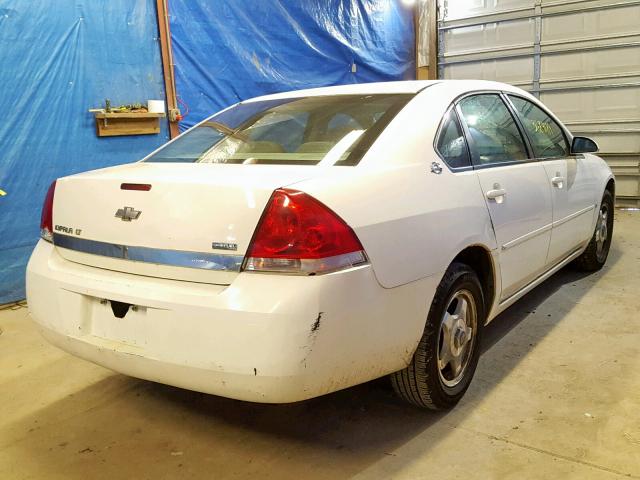 2G1WT55K879211870 - 2007 CHEVROLET IMPALA LT WHITE photo 4