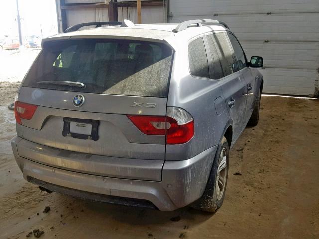 WBXPA93416WG88682 - 2006 BMW X3 3.0I GRAY photo 4