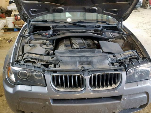 WBXPA93416WG88682 - 2006 BMW X3 3.0I GRAY photo 7