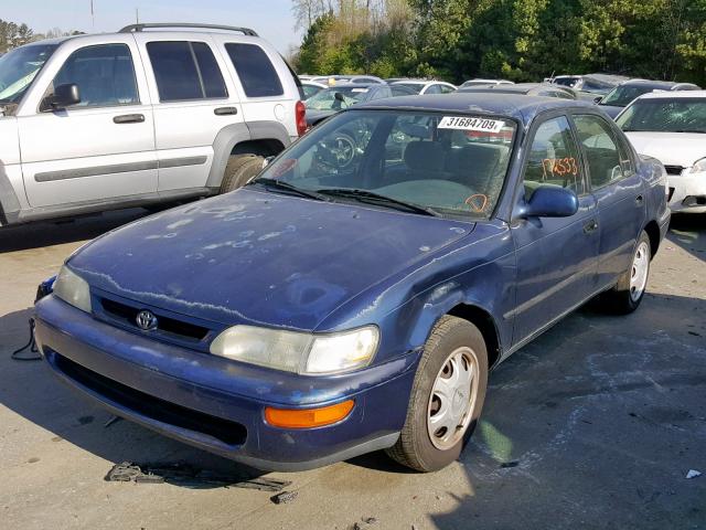 2T1BB02E0TC168422 - 1996 TOYOTA COROLLA DX BLUE photo 2