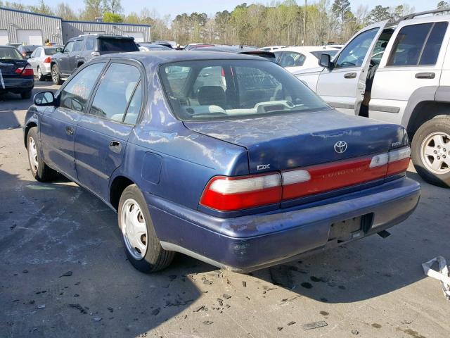 2T1BB02E0TC168422 - 1996 TOYOTA COROLLA DX BLUE photo 3